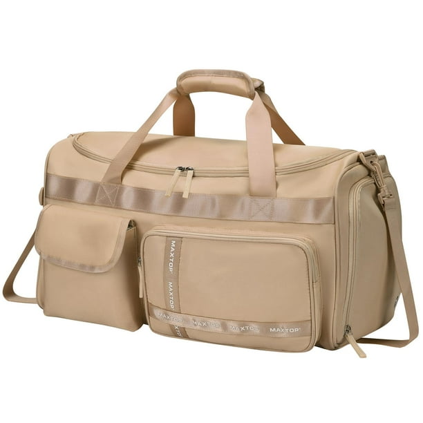 Bolsa de viaje MAXTOP de 48 x 27 x 28 cm con compartimento para zapatos de gran capacidad
