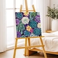 thumbnail image 3 of Canvas Wall Art Succulents Canvas Art Print Desert Plants Watercolor Botanical Garden Pictures Wall Decor for Living Room Bedroom Artwork Decorations Stretched Framed Ready to Hang 12"x12", 3 of 9