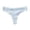 Blue, variant on GEWSEY Women Edge Thong Sexy Cotton Panties Ladies Soft Lingerie Solid Low Rise Underwear (Sky Blue, S)