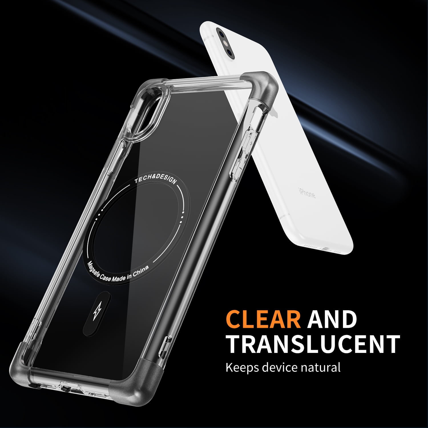 TECH CIRCLE For iPhone XS Max Case with MagSafe, Strongest