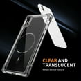 thumbnail image 2 of SaniMore for iPhone X/XS Magnetic Case, [Wireless Charging] Crystal-clear Rugged PC Back Back Skin-feel Shockproof Strong Drop Resistant Slim Shell for iPhone X/XS Car Mount, Black, 2 of 7