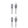 thumbnail image 3 of Moyic Caliente en 2019 5V2.4A Cable Micro USB Cable de USB de teléfono móvil de carga rápida trenzado de nailon para Type2 NO2, 3 of 5
