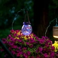 thumbnail image 2 of POPETPOP Solar Light Replacement Tops for Outdoor Gazing Ball Lights with Solar Panel Insert 3.14 Inch Jar Lid for Garden Patio String Light Repair, 2 of 9