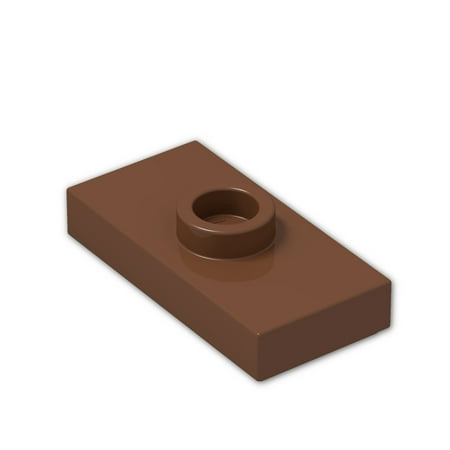 Brick Building Sets Original LEGO® Parts: Plate, Modified 1 x 2 with 1 Centered Stud #15573 (Reddish