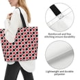 thumbnail image 3 of Fotbe Playing Cards Bolsa Tote Estética de Lona con Estampado para Mujer - Bolsa Reutilizable de Hombro Casual para Vacaciones, Compras, Trabajo y Gimnasio, 3 of 8