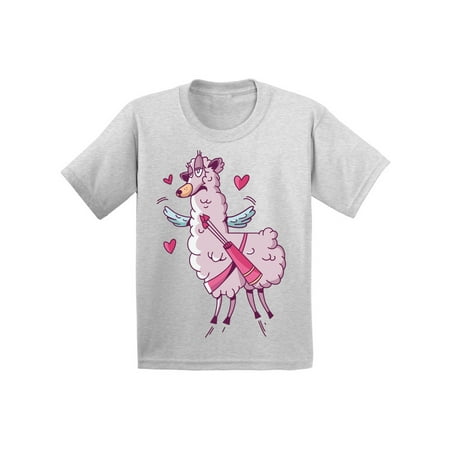 

Valentine s Day T-shirt Llama Toddler Shirt for Boys Girls
