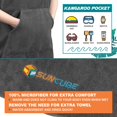 thumbnail image 3 of Poncho de Surf con Capucha y Toalla para Cambiarse para Niños de 3 a 7 Años, 3 of 7
