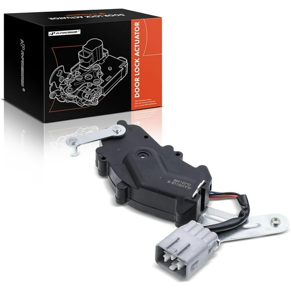 A-Premium Door Latch Lock Actuator Compatible with Toyota Vehicles - T100 1993 1994 1995 1996 1997 1998, Extended Cab Pickup, Standard Cab Pickup - Front Left Driver Side, Replace# 69120-34010