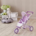 thumbnail image 4 of Olivia's Little World Doll Jogging-Style Stroller, Purple/Stars, 4 of 12