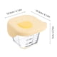 thumbnail image 4 of Juego de 2 recipientes de vidrio para almacenar comida de bebé, 230 ml. Tazones de vidrio transparente con tapa, herméticos, aptos para congelador y microondas., 4 of 8