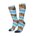 thumbnail image 2 of Daiia Sports Socks Animals on Noah's Ark Floating Printed Novelty Crew Socks for Men Women Knee High Socks Cotton Socks Soft & Breathable Support Unisex Socks, 2 of 9