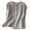 Gray, variant on Women's Black Edge Shirt, Short Sleeve Breasted Blouse, Casual Polyester Blend for Spring, Summer, Daily, and Fashion Occasions
