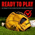 thumbnail image 6 of Franklin Sports Field Master First Baseman's Mitt - Adult + Youth Glove - 12.5" Righty, 6 of 7