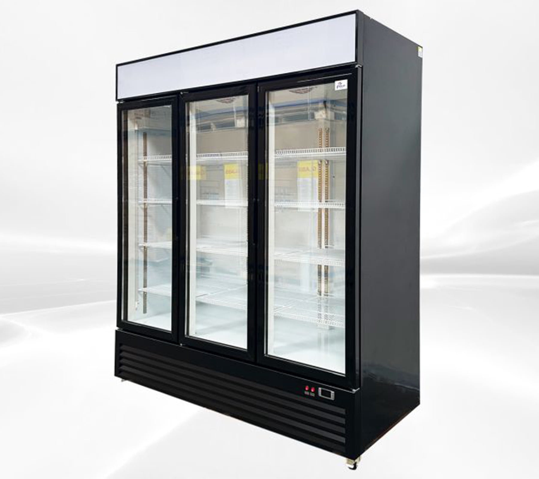 64 in. 49.8 cu. ft. Commercial 3 Glass Door Merchandiser Refrigerator, Beverage Display Cooler, ETL Certified