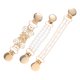 thumbnail image 1 of 3 pinzas para vestidos y camisas: pinzas para la espalda, broches para suéteres, chal, perlas falsas, broches para cárdigans, corbatas para camisas, accesorios para trajes de mujer., 1 of 5