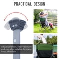 thumbnail image 7 of Honeilife 2 Pack Folding Camping Chair Adult Support 330lbs, Heavy Duty Portable Outdoor Chair, Foldable Lightweight Lawn Chair with Cup Holder&Carry Bag for Fishing Outside Sports Picnic, Green, 7 of 7
