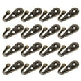 thumbnail image 1 of 24 ganchos vintage para colgar en la pared, ahorradores de espacio (bronce), 1 of 5