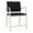 Black, variant on Newport Reception Waiting 24.5" Steel Hip Chair and / Silver Steel / Navy Blue