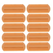 BIMZUC 10PCS Lice Combs Double Sided Fine Tooth Lice Removal Vintage Plastic Hair Grooming Nit Dandruff Comb For All Hair Types 4.9 inches / 12.5 cm Brown