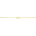 thumbnail image 3 of 14K Yellow Gold 20in 1.3mm Figaro Chain with Spring Ring Clasp, 3 of 4