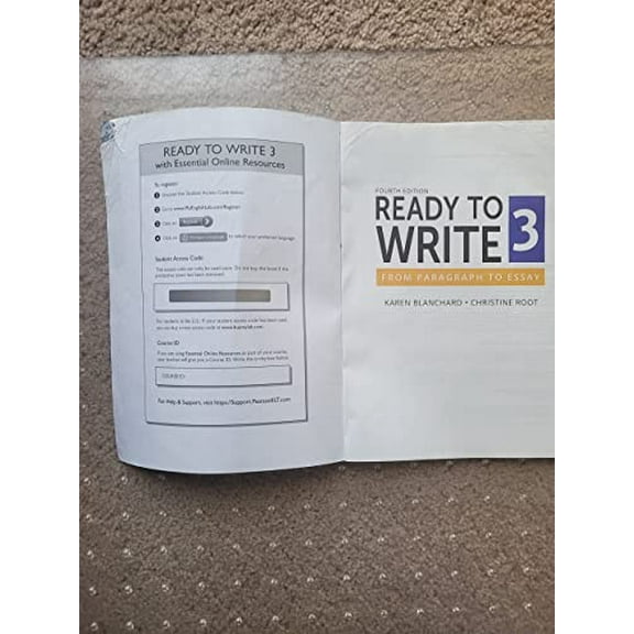 Pre-Owned Ready to Write 3 with Essential Online Resources (Paperback) 0134399331 9780134399331