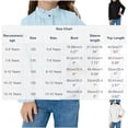 thumbnail image 3 of Girls Long Sleeve Shirts Stand Collar Button Down Ruffled Blouse Casual Stylish Versatile Cute Tops, 3 of 6