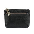 thumbnail image 1 of PENGXIANG Short Wallet Zipper Tassel Delicate Stitching Fine Texture Hand-held Credit Card Holder Square Women Mini Change Purse Women Accessory, 1 of 11