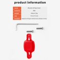 thumbnail image 2 of Ciclismo Estuche protector para localizador de montura de bicicleta para portabotellas de agua AirTag (rojo) Ehuebsd Para estrenar, 2 of 8