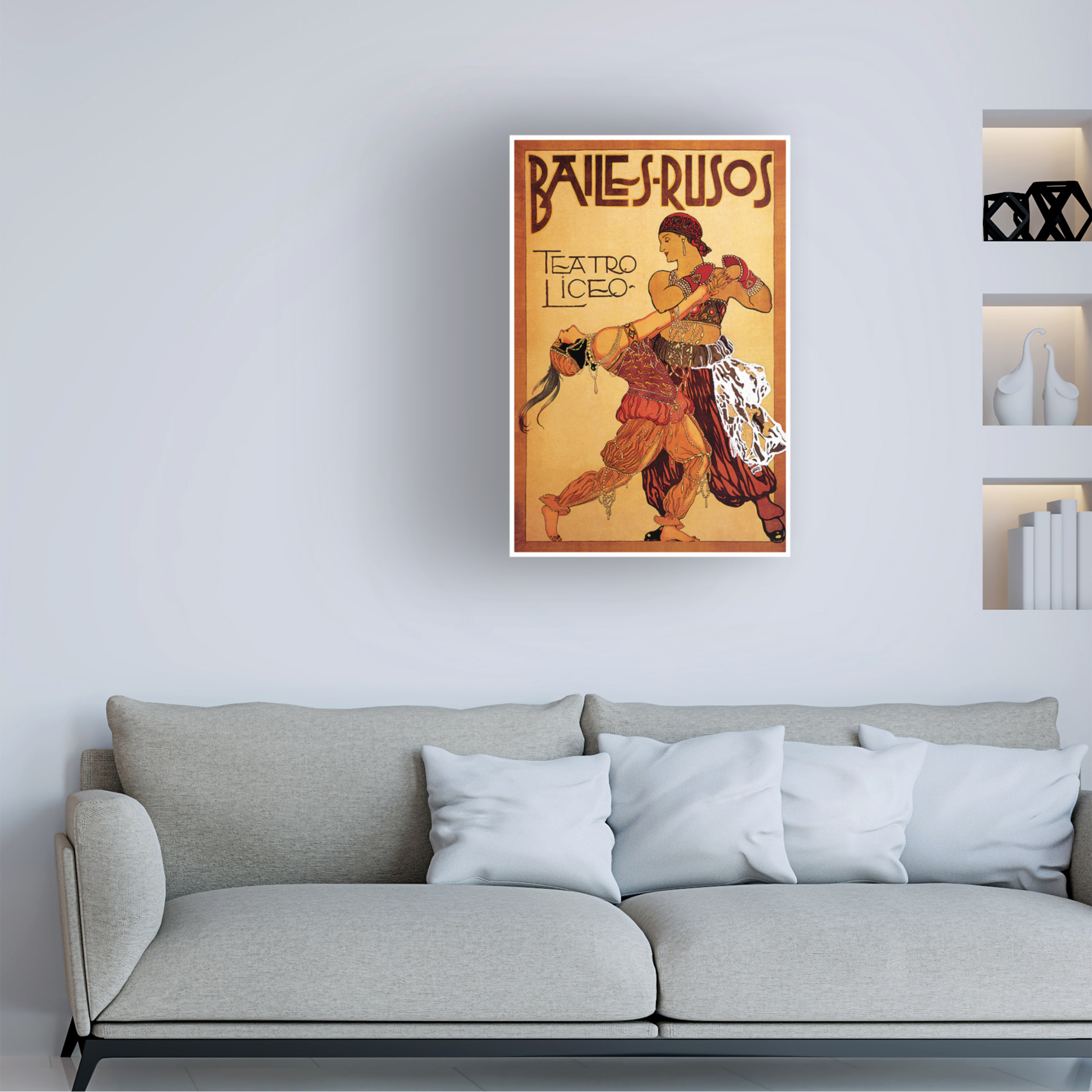 Trademark Fine Art 'Dance 3' Canvas Art by Vintage Lavoie