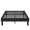 Black, variant on Einfach 13.8" Full Size Wooden Bed Frame with Recessed Design and Upgraded Structure, No Box Spring Needed, Black