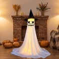 thumbnail image 2 of Clearance! Hotyverty Halloween Decorations Outdoor, 4FT Light up Ghost Ghosts Easy to Assemble Adjustable Height Spooky Halloween Party Decorations for Porch Yard Mantel Home, C, 2 of 7
