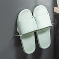 thumbnail image 1 of onlyliua Buscador de Regalos Perchero para Zapatillas de Baño Perchero de Pared para Inodoro Perchero para Zapatos Montado En La Pared Artefacto para Guardar Zapatos Montado En La Pared Estante para, 1 of 7