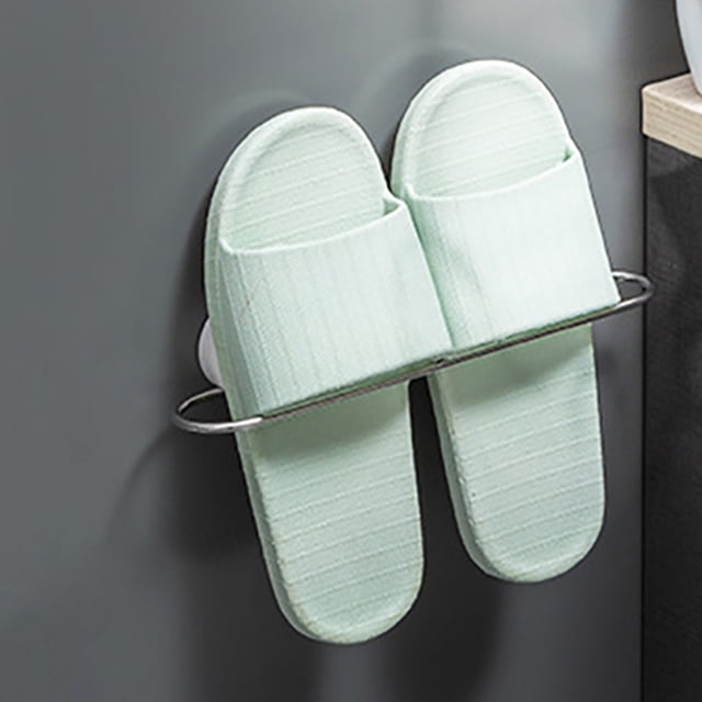 onlyliua Buscador de Regalos Perchero para Zapatillas de Baño Perchero de Pared para Inodoro Perchero para Zapatos Montado En La Pared Artefacto para Guardar Zapatos Montado En La Pared Estante para