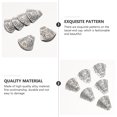 thumbnail image 4 of Shisuyan Embouts de Cordon en Alliage Argent Forme Conique Plate 100 Pcs, 4 of 8