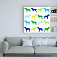 thumbnail image 3 of Trademark Fine Art 'Animal Sudoku in Blue III Childrens Art' Canvas Art by Chariklia Zarris, 3 of 3