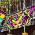 thumbnail image 1 of Yhmxh Carnival Decorations Carnival Theme Party Decorations New Mardi Gras Background Cloth Mardi Gras Mask Masquerade Carnival Theme Polyester background, 1 of 6