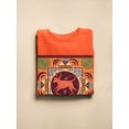 thumbnail image 3 of Taurus Zodiac Ethnic Style Sweatshirt Women -Image by Shutterstock, Female XX-Large, 3 of 4
