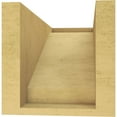 thumbnail image 4 of 6"W x 12"D x 6"H Wide Burlington Rough Cedar Woodgrain TimberThane Corbel, Primed Tan, 4 of 6
