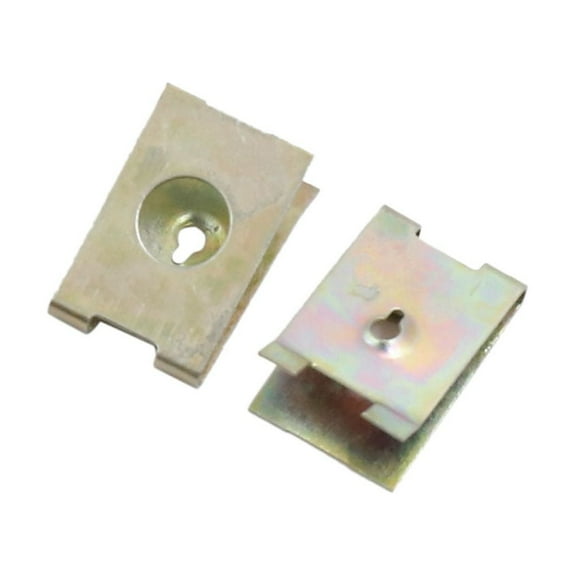 Unique Bargains 50Pcs 19 x 12 x 6mm Spring U-Type Clips Speed Nuts for Car Panel Fender