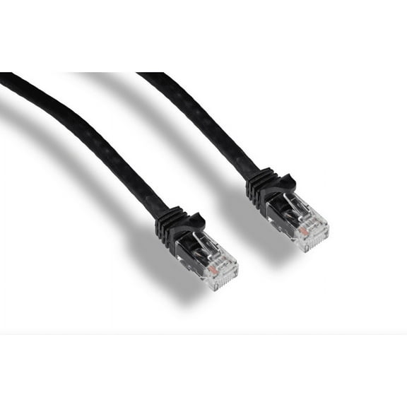 1ft Augmented Cat6 Cat6A Snagless 10G UTP Cooper Ethernet Patch Cable Molded Black