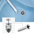 thumbnail image 2 of 2pcs Kitchen Sink Strainer Screw 304 Stainless Steel Strainer Waste Threaded Screw Connector M12 × 45mm Sink Bolt Screw for Wash Basin Strainer Stopper, 2 of 5