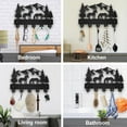 thumbnail image 6 of 1Set Forest Horse Mountain Coat Rack 11.8×7.2inch Wood Animal Tree Key Holder for Wall Decorative Nature Scenery Key Hanger 5 Alloy Hooks for Gift Entryway Bedroom Living Room Farm, 6 of 9