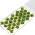 thumbnail image 4 of TISHITA 32 Pcs de Fleurs Miniatures en Grappe pour Kits de Construction de Modèles, Vert Sable, 4 of 8