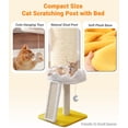thumbnail image 4 of Árbol para gatos Happi N Pets Cloud con poste rascador y cama, 4 of 8