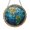 Acrylic 3.5 Inch, variant on Planet Earth Map Scene Stained Glass Window Hanging, Decorative Travel Suncatcher Art Accent
