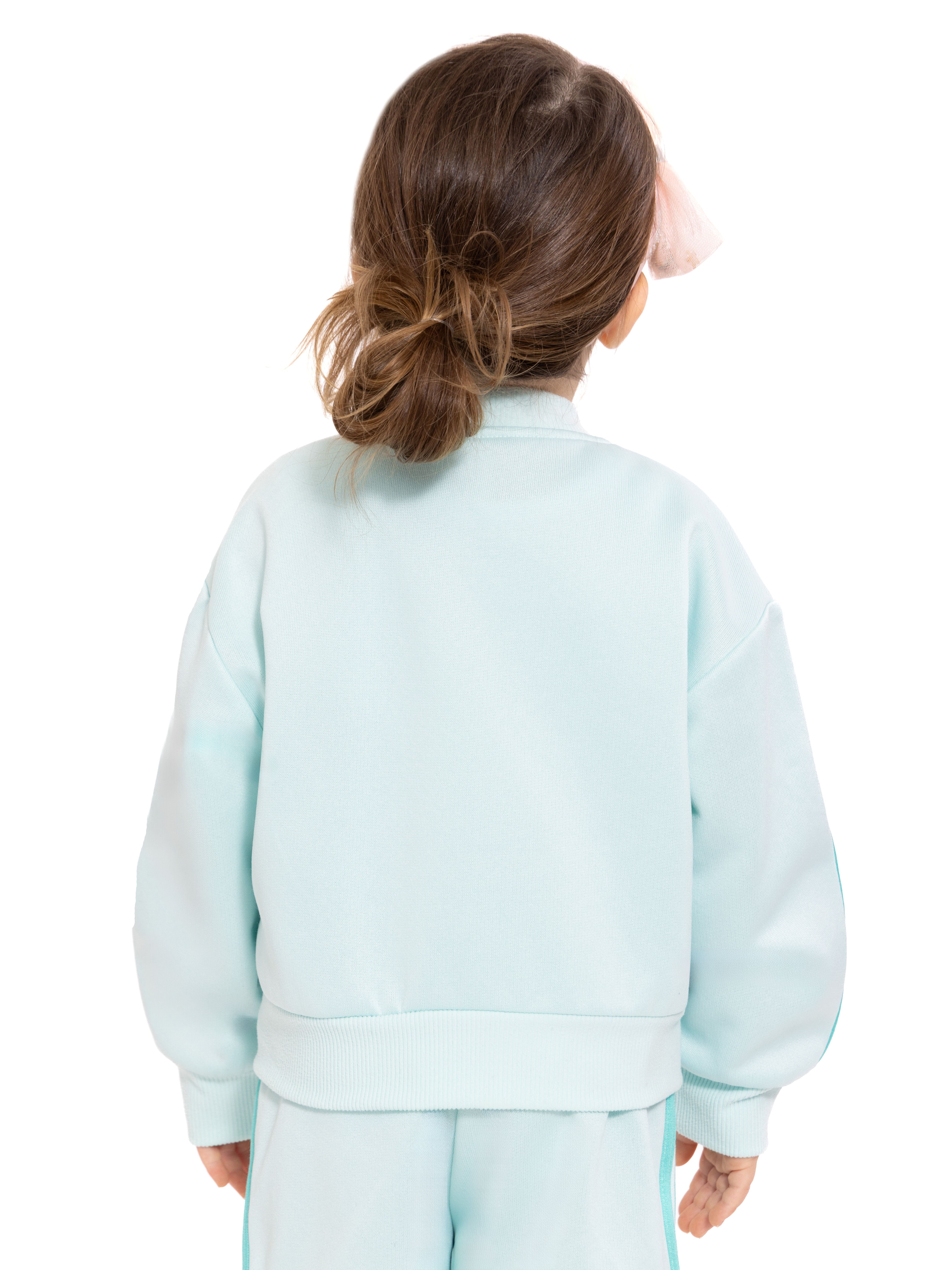 Wonder Nation Toddler Girls Full Zip Athletic Jacket, Sizes 12M-5T