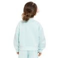 thumbnail image 5 of Wonder Nation Toddler Girls Full Zip Athletic Jacket, Sizes 12M-5T, 5 of 7