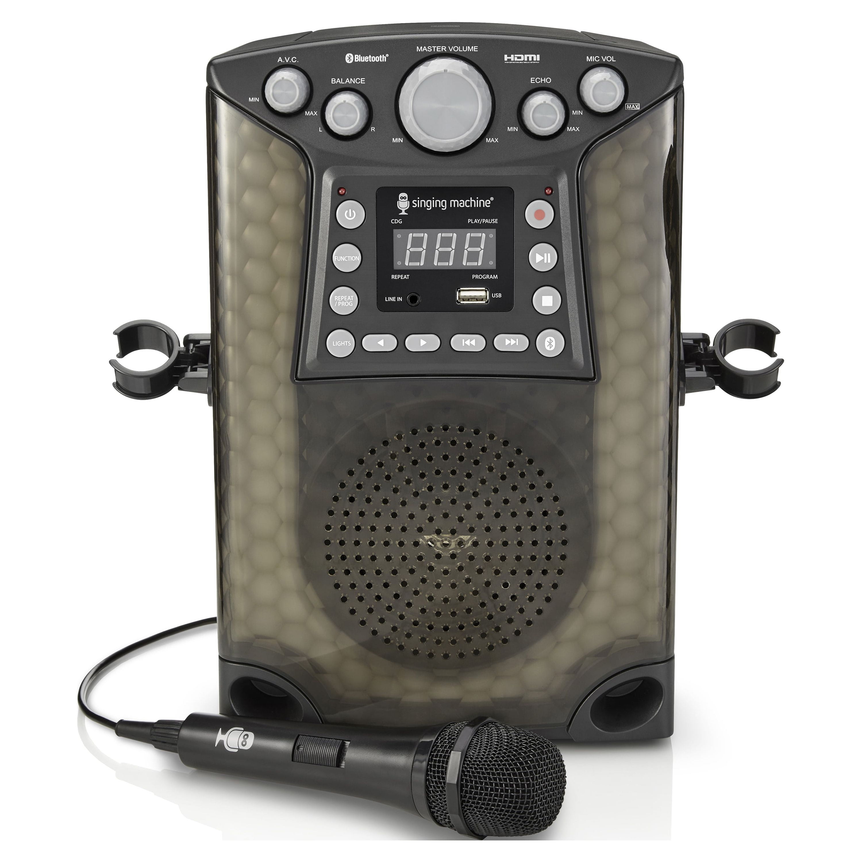 The Singing Machine STVG351 CD+G Karaoke System w/ 2 Mic’s & Power Cords