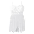 thumbnail image 5 of LilyLLL Plus Size Womens Plus Size Lace Bustier Flowy Nightdress Bodysuit Underwear Sleepwear, 5 of 5