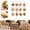 A, variant on Christmas 12Pcs Embroidery Ornament Kit, Christmas Holiday DIY Set for Home Decor , Beginner Embroidery Kit for Adults
